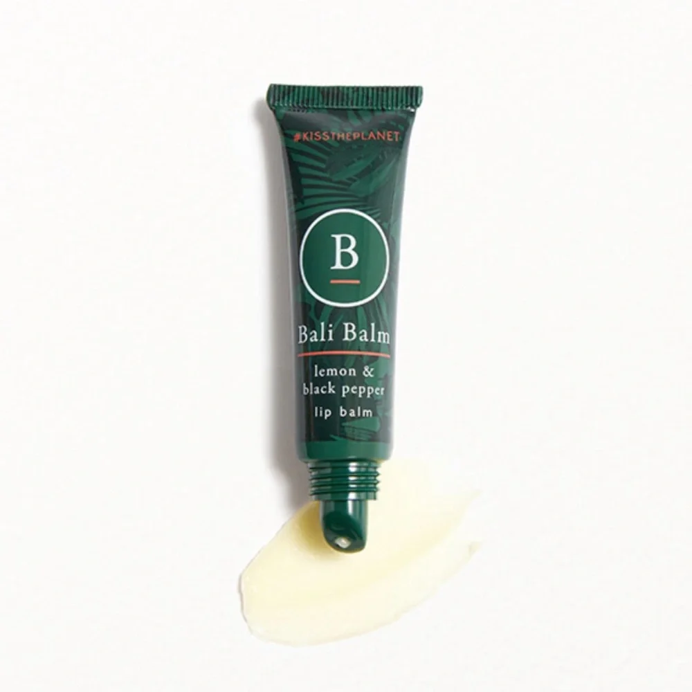 BALI BALM Lemon & Black Pepper Lip Balm $33 NIB